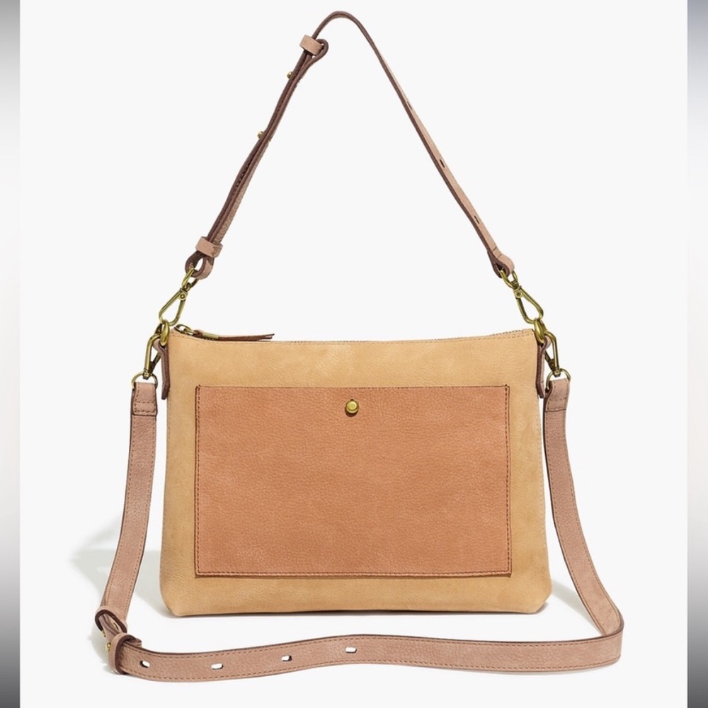 Madewell the Transport Crossbody Suede Bag